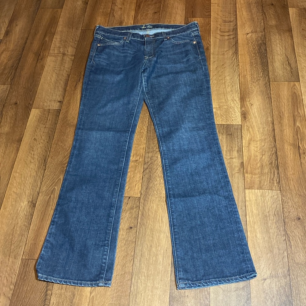 Old Navy the diva jeans 10 long dark wash low waisted